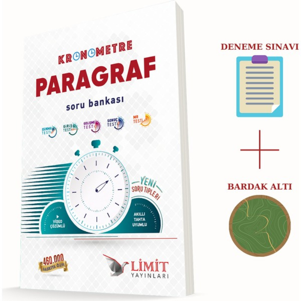 Limit Yayınları Limit Kronometre Paragraf Soru Bankası Tüm Dersler Fiyatı
