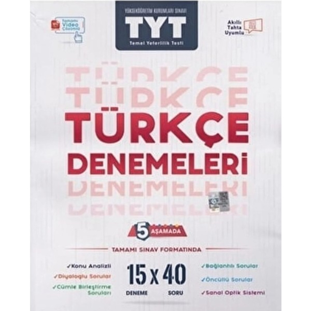 Limit Yayınları TYT 15 Türkçe Deneme Türkçe Fiyatı