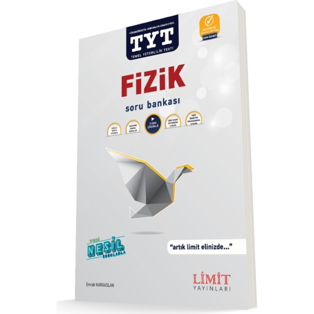 Limit Yayınları TYT Fizik Soru Bankası Temel Yeterlilik Testi (TYT) Fiyatı
