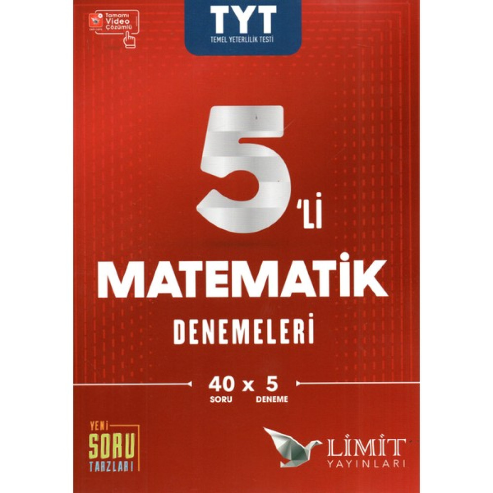 Limit Yayınları TYT Matematik 5'li Deneme Temel Yeterlilik Testi (TYT) Fiyatı