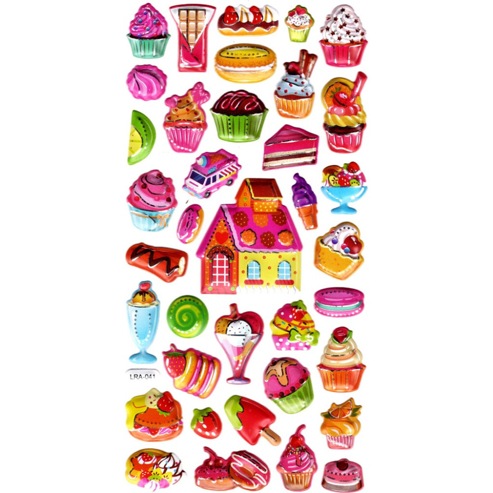 Limmy Sticker Kabartmalı Stiker Defter, Planlayıcı Etiket (LIMLRA-041) - 17X9 cm - Şeker Pasta Cupcake Okul Etiketi Fiyatı