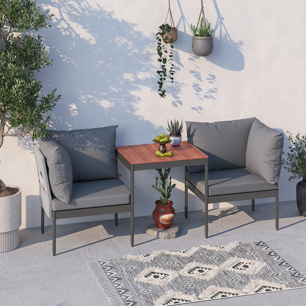 Limni Home Mini Multilounge Bahçe Balkon Seti, Şezlong Diğer Fiyatı