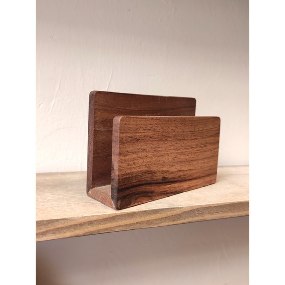 Limon Dekor Peçetelik Ceviz Ağacından El Yapımı -Napkin Holder Handmade From Walnut Wood Mutfak Gereçleri Fiyatı