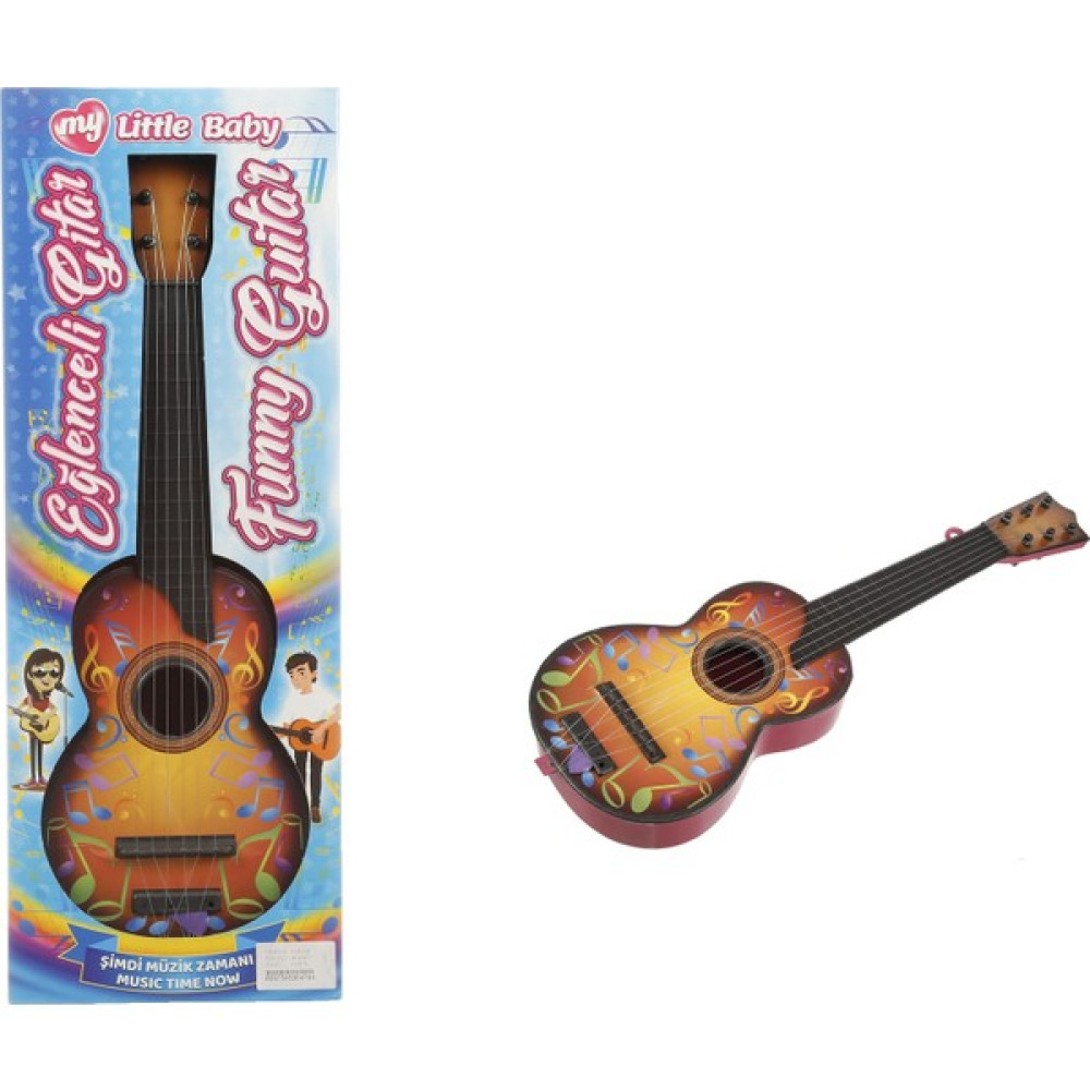 Limon Oyuncak Ispanyol Gitar 55 cm Eğlenceli Gitarım - Kahverengi Eğitici Oyuncak Fiyatı