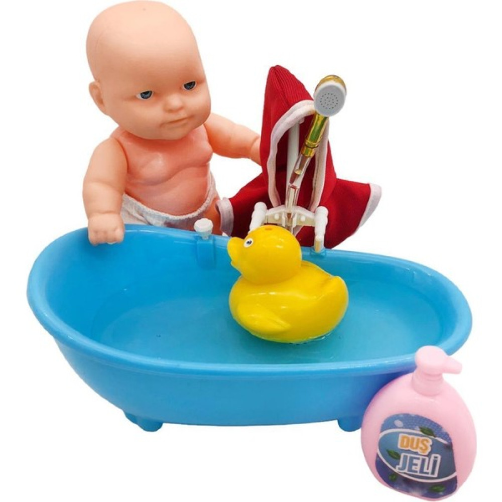 Limon Oyuncak Pilli Küvetli Banyo Seti LMN114 Mavi Oyun Seti Fiyatı