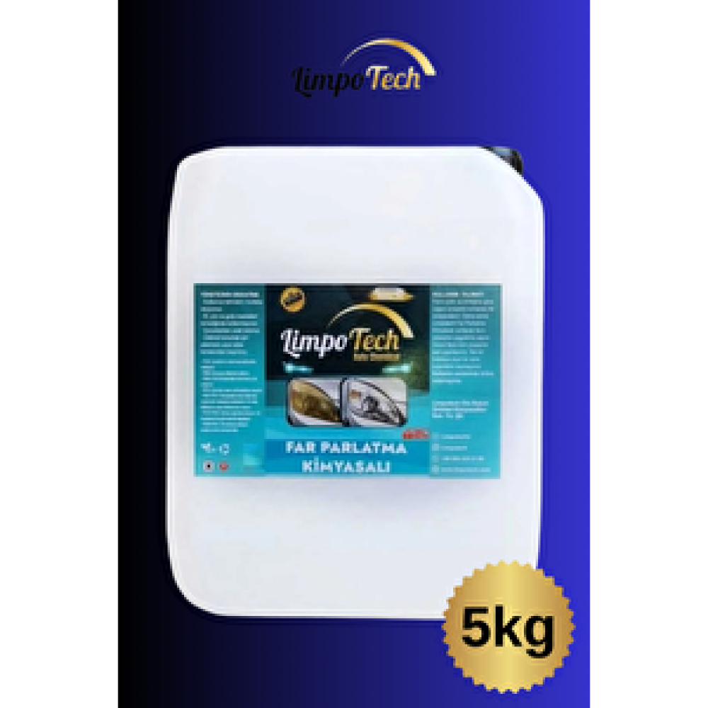 Limpotech Buharlı Far Temizleme Sıvısı, Far Kimyasalı, Far Parlatıcı, Kloroform 5kg Oto Bakım & Temizlik Ürünleri Fiyatı