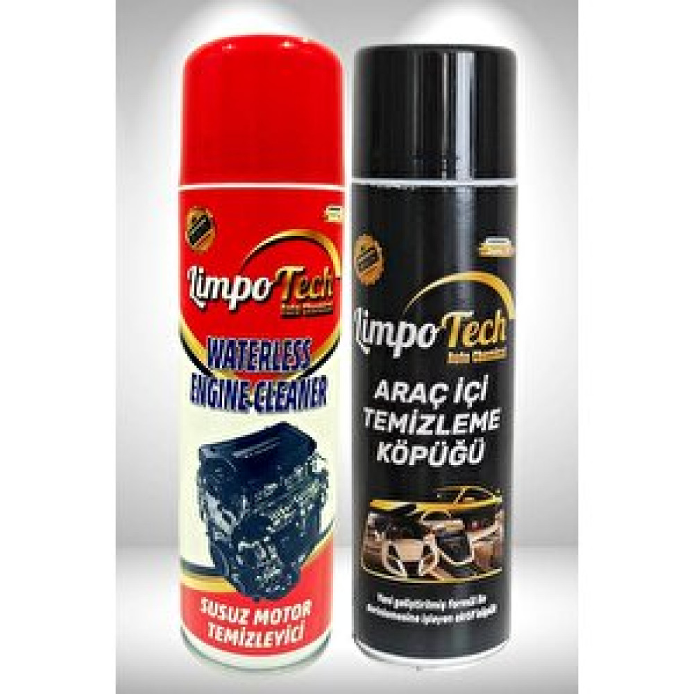 Limpotech Li̇mpo Tech Araç Içi Köpük Temizleme Spreyi 500 Ml, Susuz Motor Temizleme Spreyi 500 Ml 2'li Set Oto Bakım & Temizlik Ürünleri Fiyatı