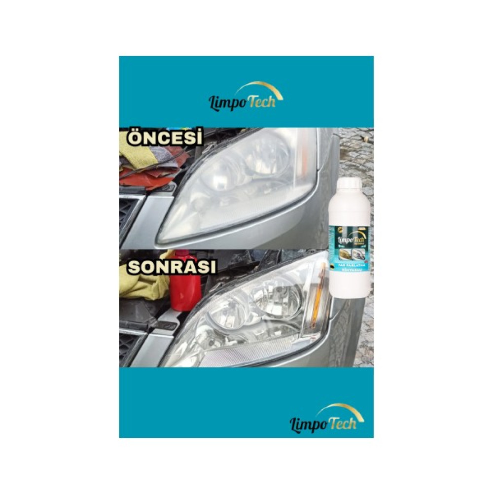Limpotech Limpo Tech Buharlı Far Temizleme Sıvısı, Far Kimyasalı, Far Parlatıcı, Kloroform, Araba Farı Parlatıcı 5kg Oto Çizik Giderici Fiyatı