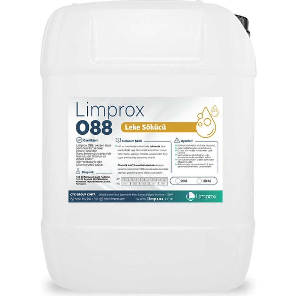 Limprox O88 Oksijen Leke Çıkarıcı 10 Litre - 10 kg Oto Boyaları Fiyatı