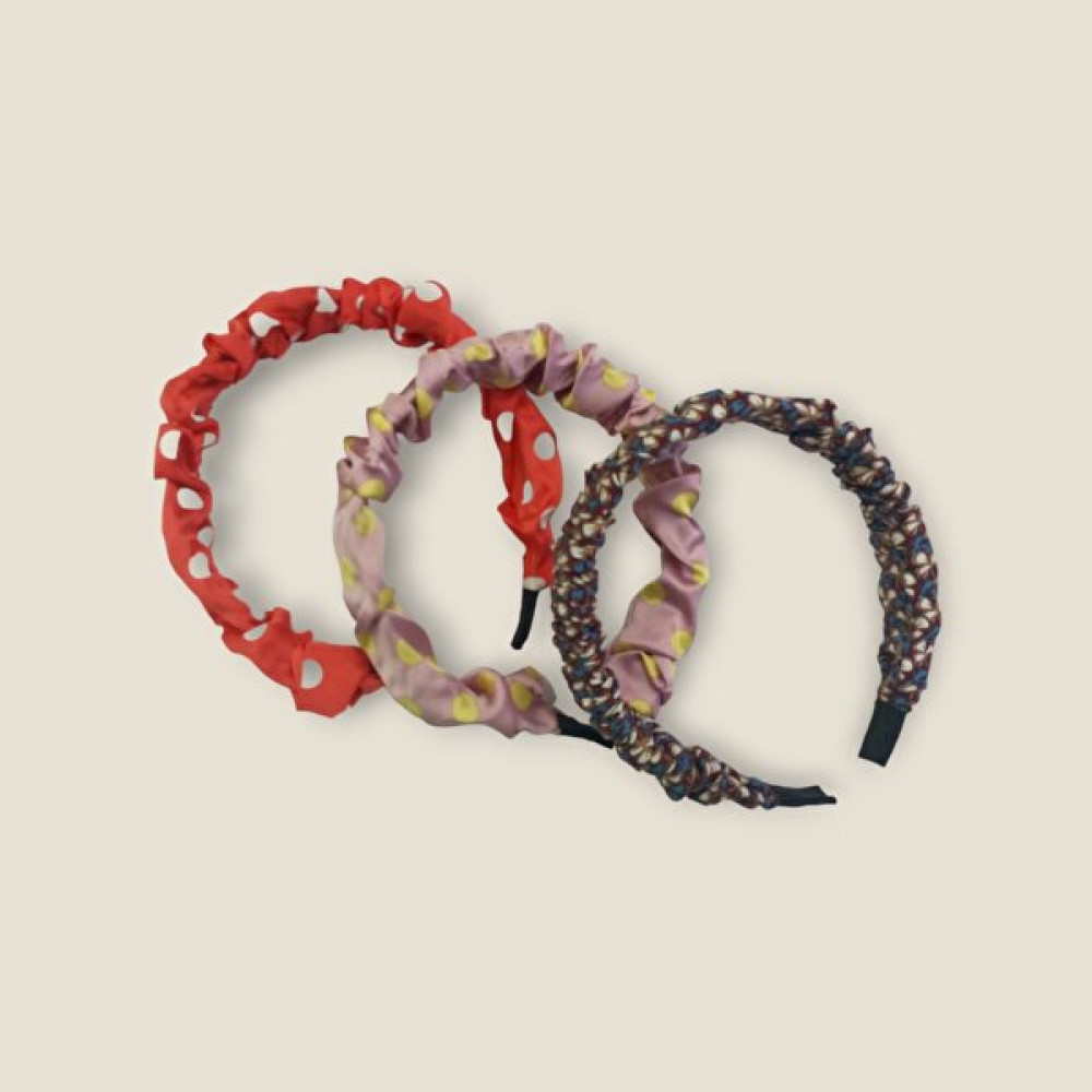 Lina Accessory 3'lü Desenli Taç, Saç Aksesuarı, Saç Aksesuarı, Set Toka Toka, Taç & Saç Bandı Fiyatı