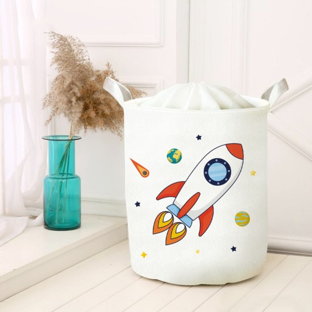 Lina Home Çocuk Odası Katlanabilir Kirli Çamaşır ve Oyuncak Sepeti Çok Amaçlı Oyuncak Saklama Kutusu Sepet Model 00112 - Beyaz - Sarı - 30x50cm Sepet Fiyatı