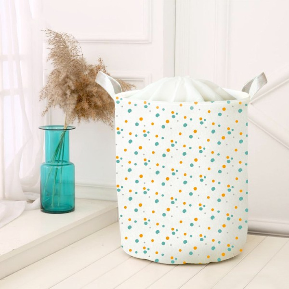 Lina Home Çocuk Odası Katlanabilir Kirli Çamaşır ve Oyuncak Sepeti Çok Amaçlı Oyuncak Saklama Kutusu Sepet Model 01415 - Beyaz - Sarı - 30x50cm Sepet Fiyatı