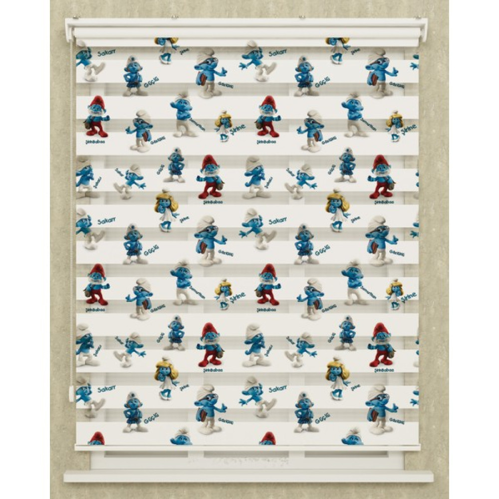 Lina Home Dijital Baskılı Çocuk Odası Zebra Perde Model 105 - Standart - 80 x 200 cm Perde Fiyatı