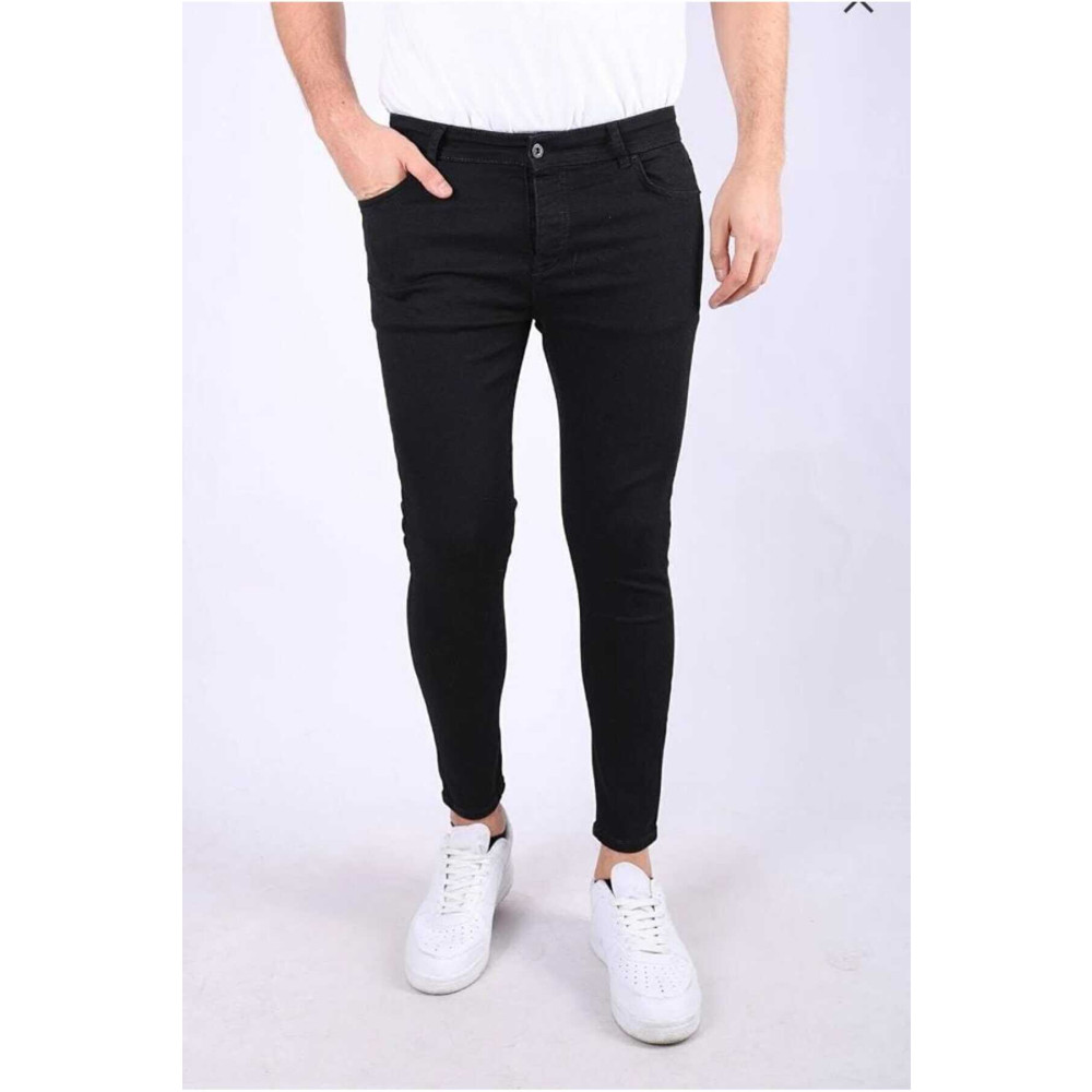 Lina Jean E rkek Siyah Slim Fit Likralı Erkek Kot Pantalon 31 Beden Bayan Jeans / Kot Pantolon Fiyatı