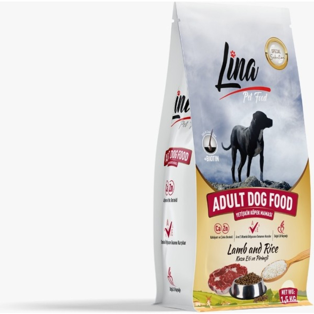Lina Kuzu Etli Pirinçli Yetişkin Köpek Maması 1.5 kg Evcil Hayvan Ürünleri Fiyatı