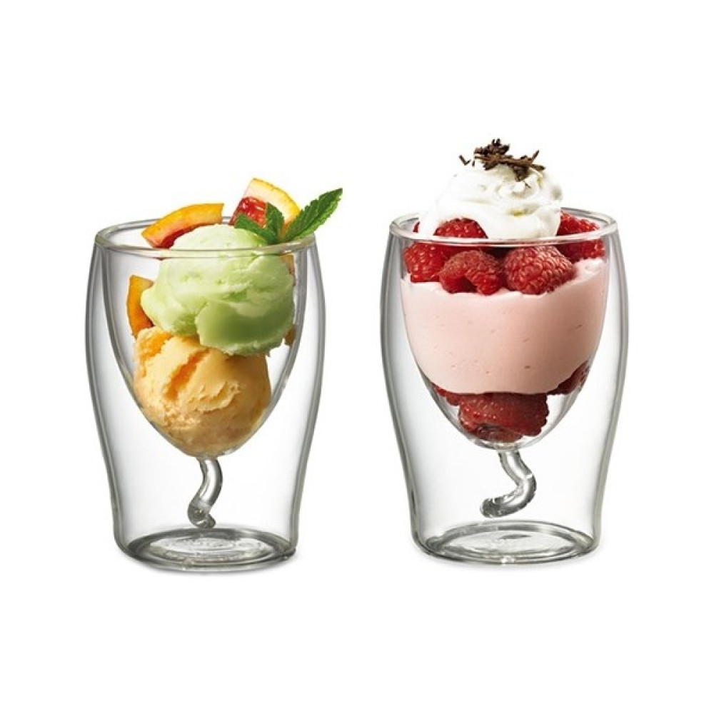 Linan Ware 2'li Set Çift Camlı Cidarlı Kahve Bardağı Tatlı Sunum ve Meşrubat Bardağı 100 ml. Fincan / Bardak / Kahve Takımı Fiyatı
