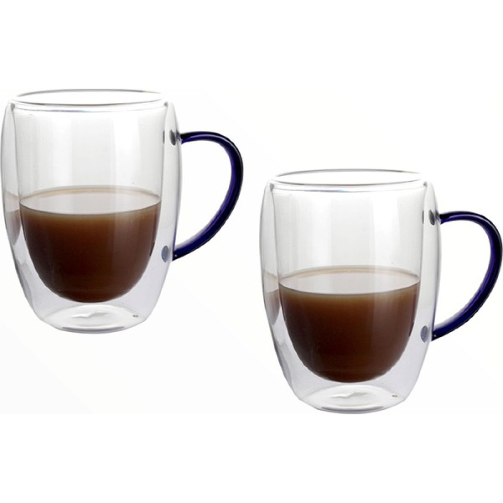 Linan Ware 2'li Set Çift Camlı/cidarlı Borosilikat Cam Kahve/meşrubat Kupa Bardaklar, 350 ml Fincan / Bardak / Kahve Takımı Fiyatı