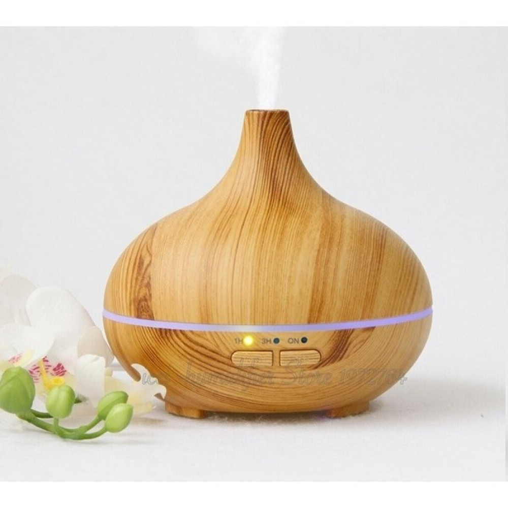 Linarya Aroma Terapi Oda Hava Nemlendirici Işıklı Ultrasonik Buhar Makinesi Ahşap Görünüm 7 Renk Led Işıklı - Beyaz Diğer Fiyatı