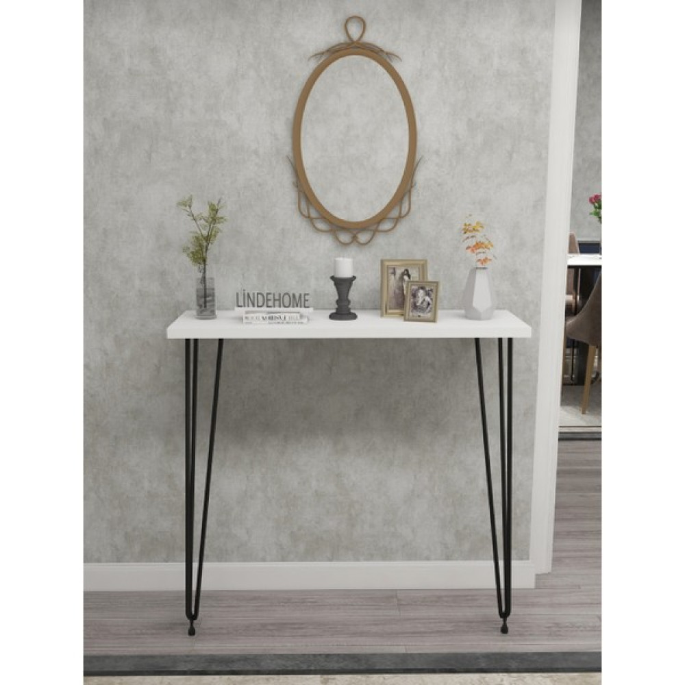 Lindeco Mini Dresuar ve Petek Üstü Raf 70 x 18 cm - Beyaz Dresuar / Makyaj Masası Fiyatı