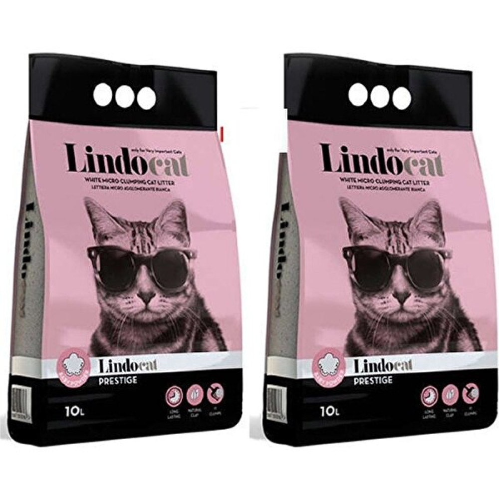 LindoCat Lindo Cat Kalın Taneli Baby Powder Kedi Kumu 10LT X2 Adet Evcil Hayvan Ürünleri Fiyatı