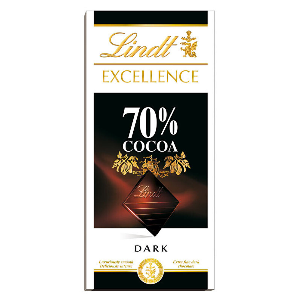 Lindt Excellence Dark Çikolata 100 g 70% Kakao Çikolata ve Gofret Fiyatı