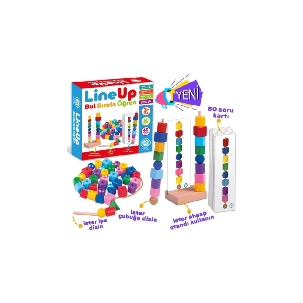 line up Circle Toys Line Up Bul Sırala Öğren Eğitici Oyuncak Fiyatı