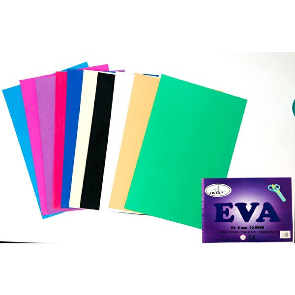 Linea A4 Düz Eva 2 mm 10 Renk Elişi Kağıdı Fiyatı