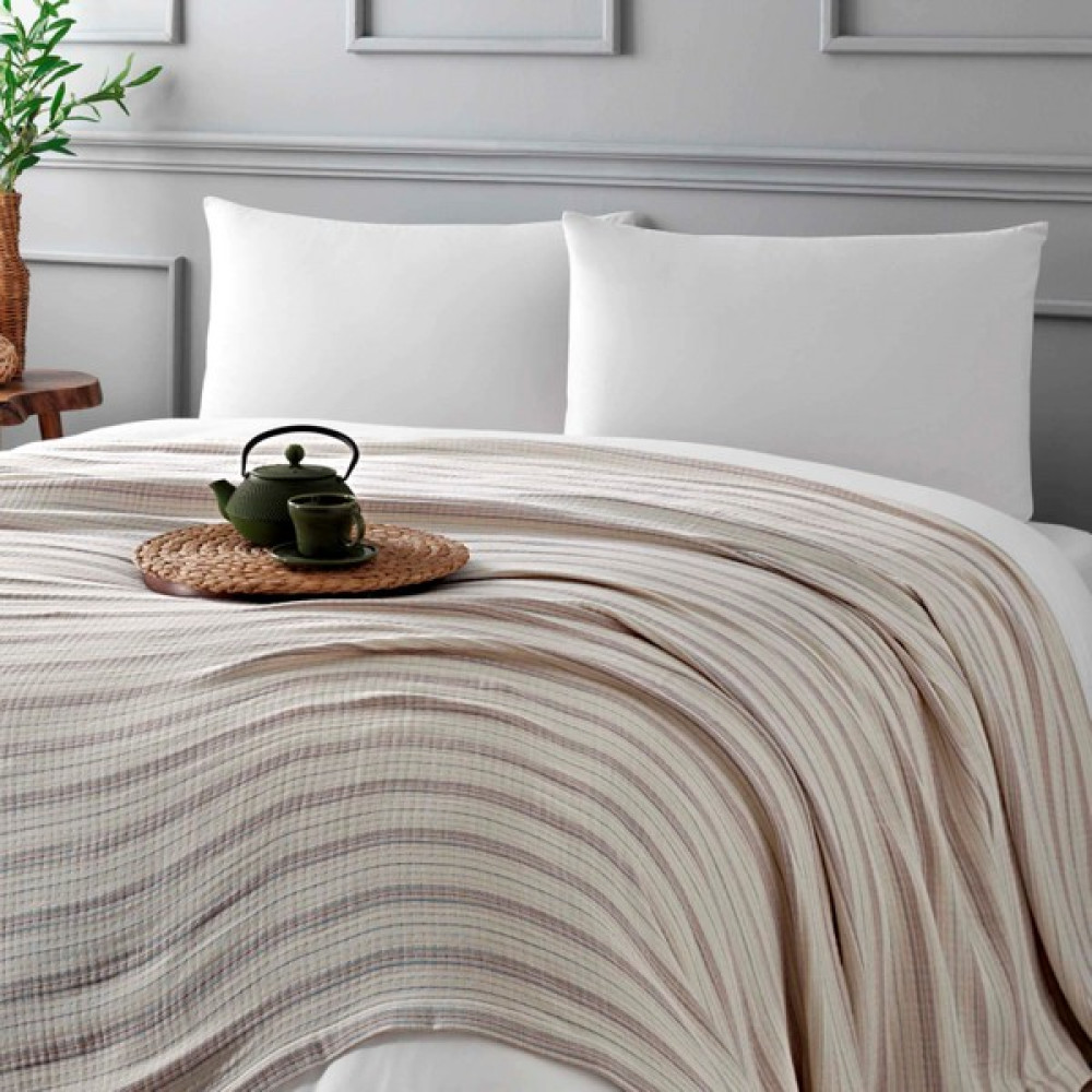 Linens Bud Çift Kişilik Pike Bej Pike & Pike Takımı Fiyatı