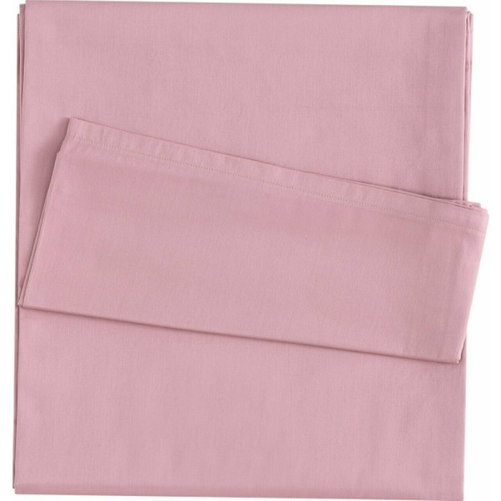 Linens Saten Basic Çift Kişilik Düz Çarşaf - 240 x 260 cm - Gül Kurusu Çarşaf Fiyatı
