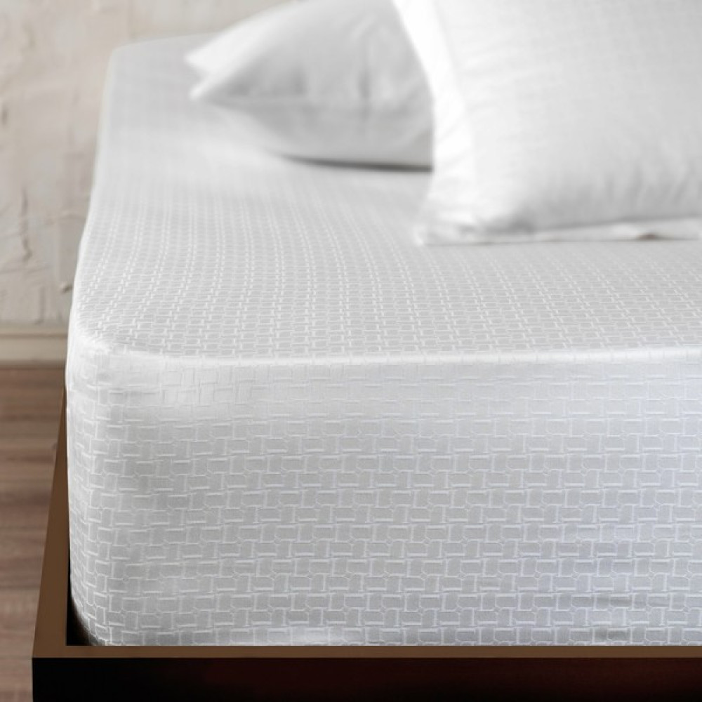 Linens White Collection Logo Çift Kişilik Çarşaf - Beyaz Çarşaf Fiyatı