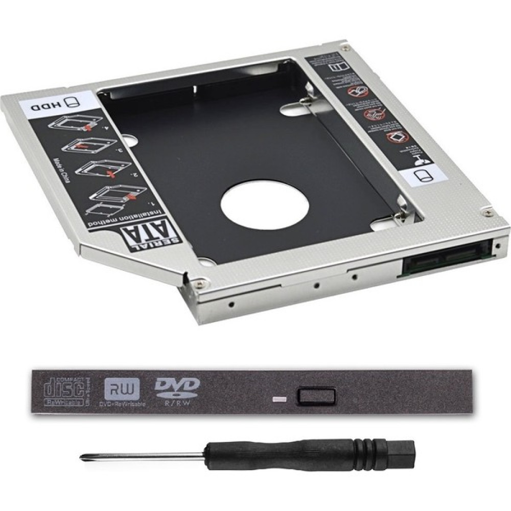 Lineon 9.5mm Notebook DVD To Sata HDD ve SSD Çevirici Kızak HDD Kutuları Fiyatı