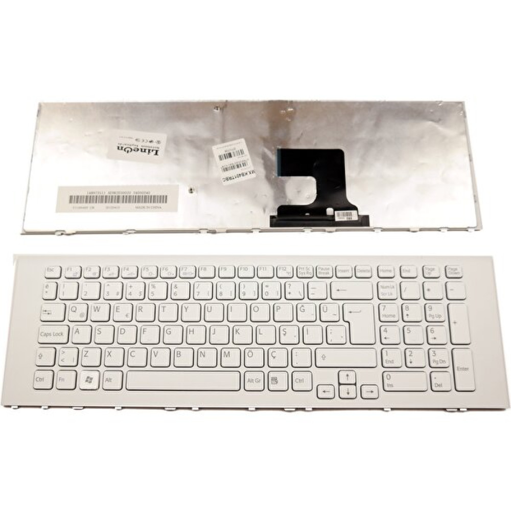 LineOn Sony Vaio PCG-91211M Klavye Tuş Takımı Beyaz Çerçeveli Kablosuz Klavye Fiyatı