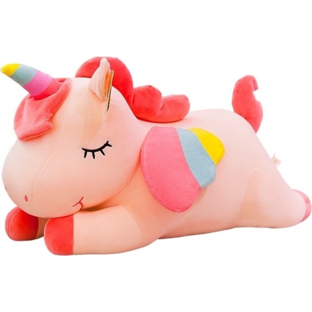 Lingyuwei 65 cm Melek Gökkuşağı Unicorn Bebek Peluş Oyuncak Bez Bebek Bebek Uyku Yastığı (Yurt Dışından) - Pembe Peluş Oyuncaklar Fiyatı