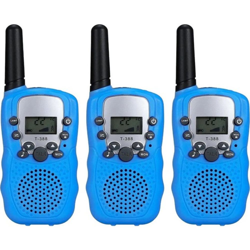 Lingyuwei Çocuklar Için Walkie Talkie Radyo, 8 Km Menzilli, 3 Adet (Yurt Dışından) - Açık Mavi Motorsiklet Aksesuarları Fiyatı