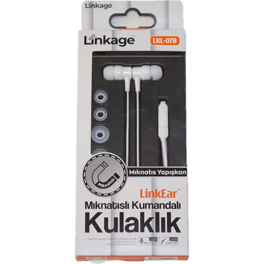 Linkage Linkear LKL-07B Mıknatıslı Kulak Içi Kulaklık - Beyaz Kulak İçi Kulaklık Fiyatı