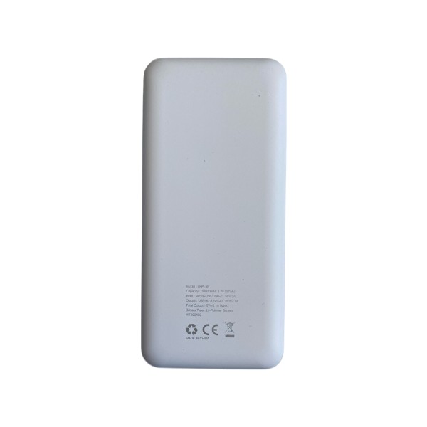 Linkage Lkp-36 10000 Mah Powerbank LCD Dijital Göstergeli – 20W Hızlı Şarj - Beyaz Taşınabilir Şarj Cihazı - Powerbank Fiyatı