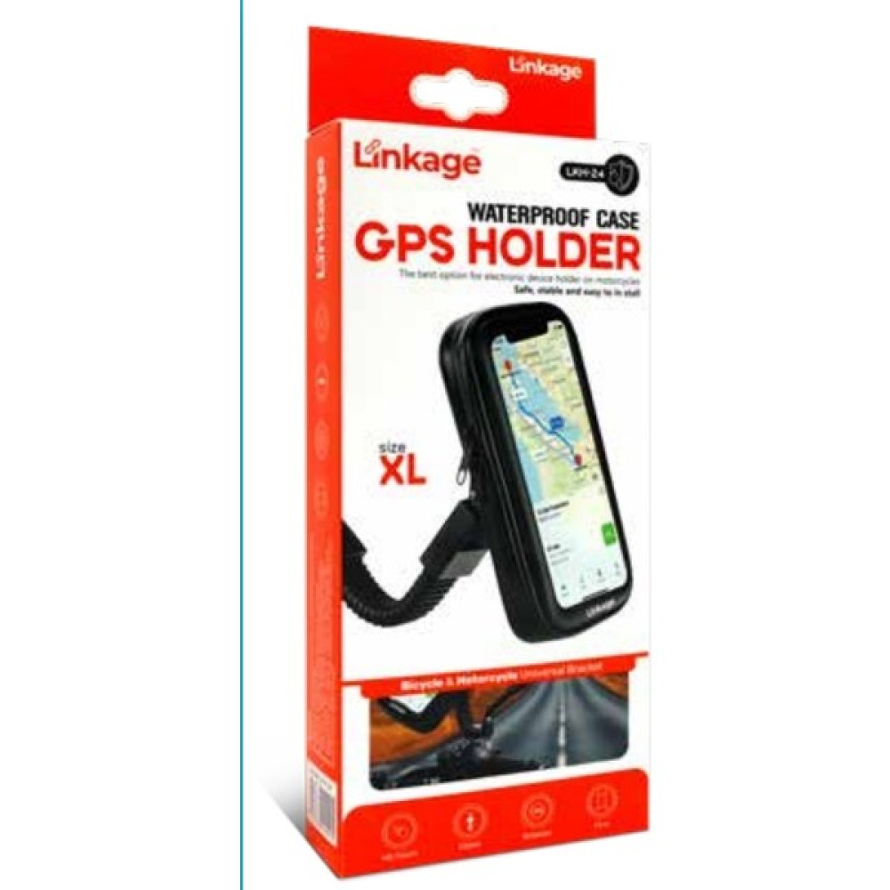 Linkage Motor Telefon Tutucu - A RH ( - ) Siyah - 3XL Motorsiklet için Diğer Aksesuarlar Fiyatı
