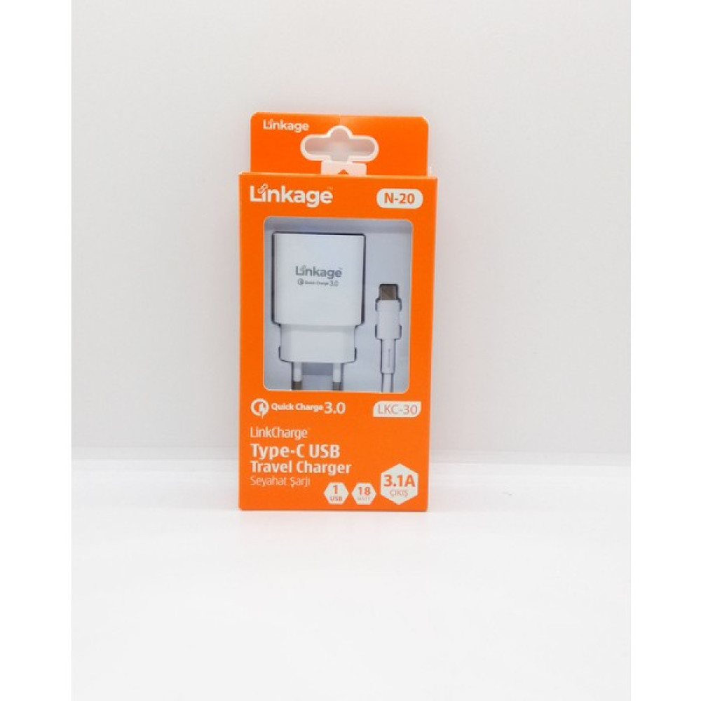 Linkage Type-C Quick Charge 3.1A/18W 1xusb 1mt Kablo Lkc-30 Cep Telefonu Şarj Cihazı Fiyatı