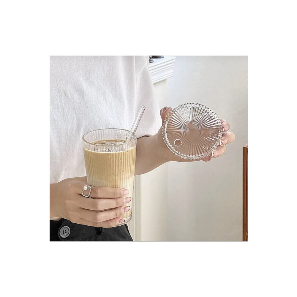LinkaHome MİKA 2 adet 600Ml Mika Kapaklı Pipetli Origami Stil Mika Bardak | Sunum Bardağı Meşrubat Bardağı Fincan / Bardak / Kahve Takımı Fiyatı