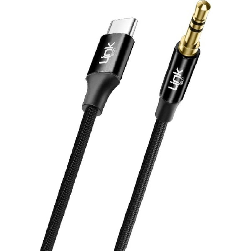 Linktech A586 Type-C In Aux Kablo - Siyah Cep Telefonu Kablosu Fiyatı