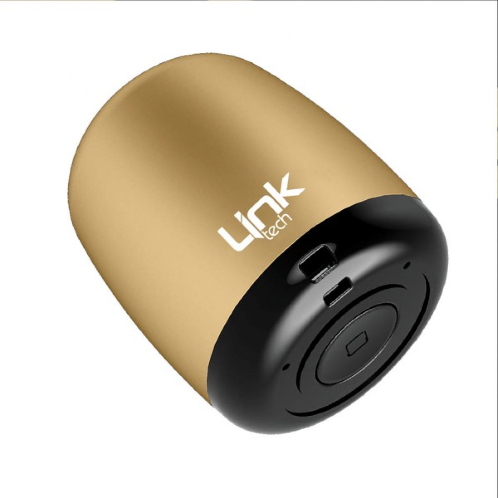 Linktech Bm3 Bluetooth Speaker Mini Hoparlör - Gold Bluetooth Hoparlör Fiyatı