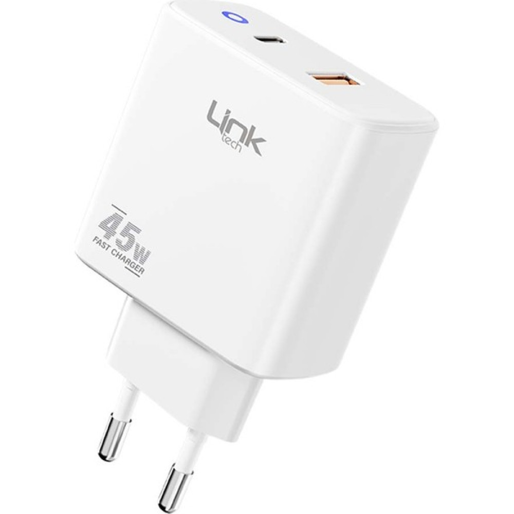 Linktech C215 45W USB 3.0 + Type-C Pd Şarj Adaptörü (Başlık) Cep Telefonu Şarj Cihazı Fiyatı