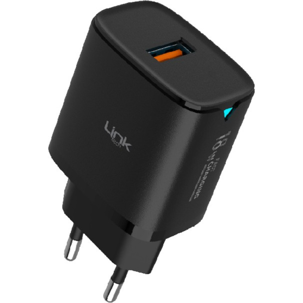 Linktech C304 18W Qc3.0 USB Şarj Adaptörü - Siyah Cep Telefonu Şarj Cihazı Fiyatı