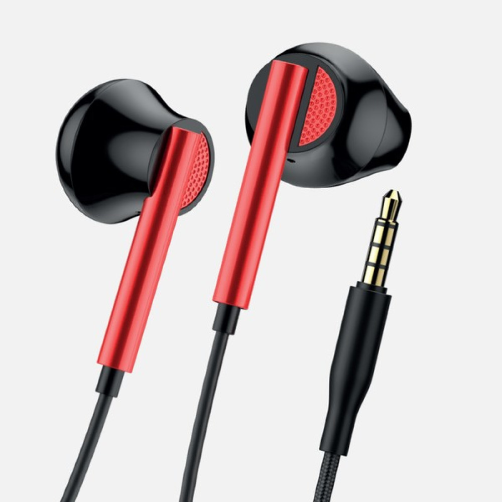 LinkTech H64 Mikrofonlu Yüksek Baslı Kulak Içi Kablolu Kulaklık - Siyah - Kırmızı Kulak İçi Kulaklık Fiyatı