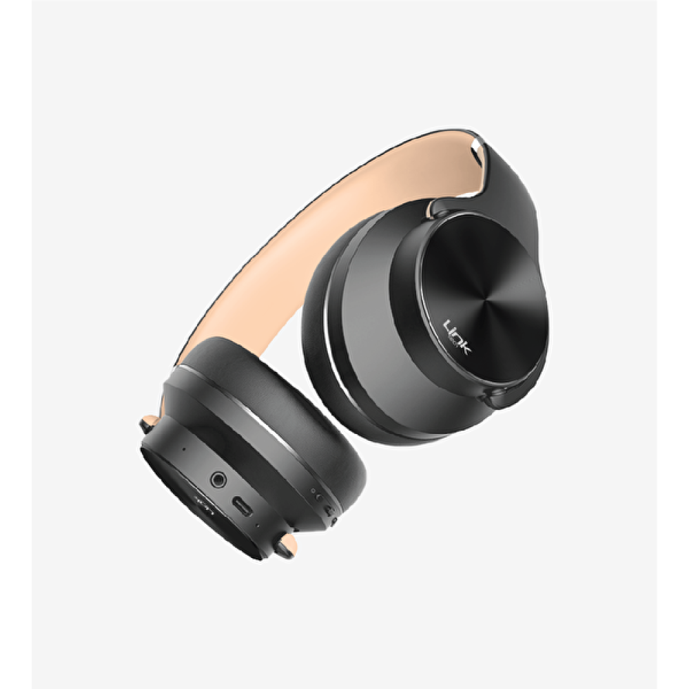 Li̇nktech HP6 Plus Premium 2'si 1 Arada Süper Bas ve Hoparlörlü Siyah Bluetooth Kulak Üstü Kulaklık Bluetooth Kulaklık Fiyatı