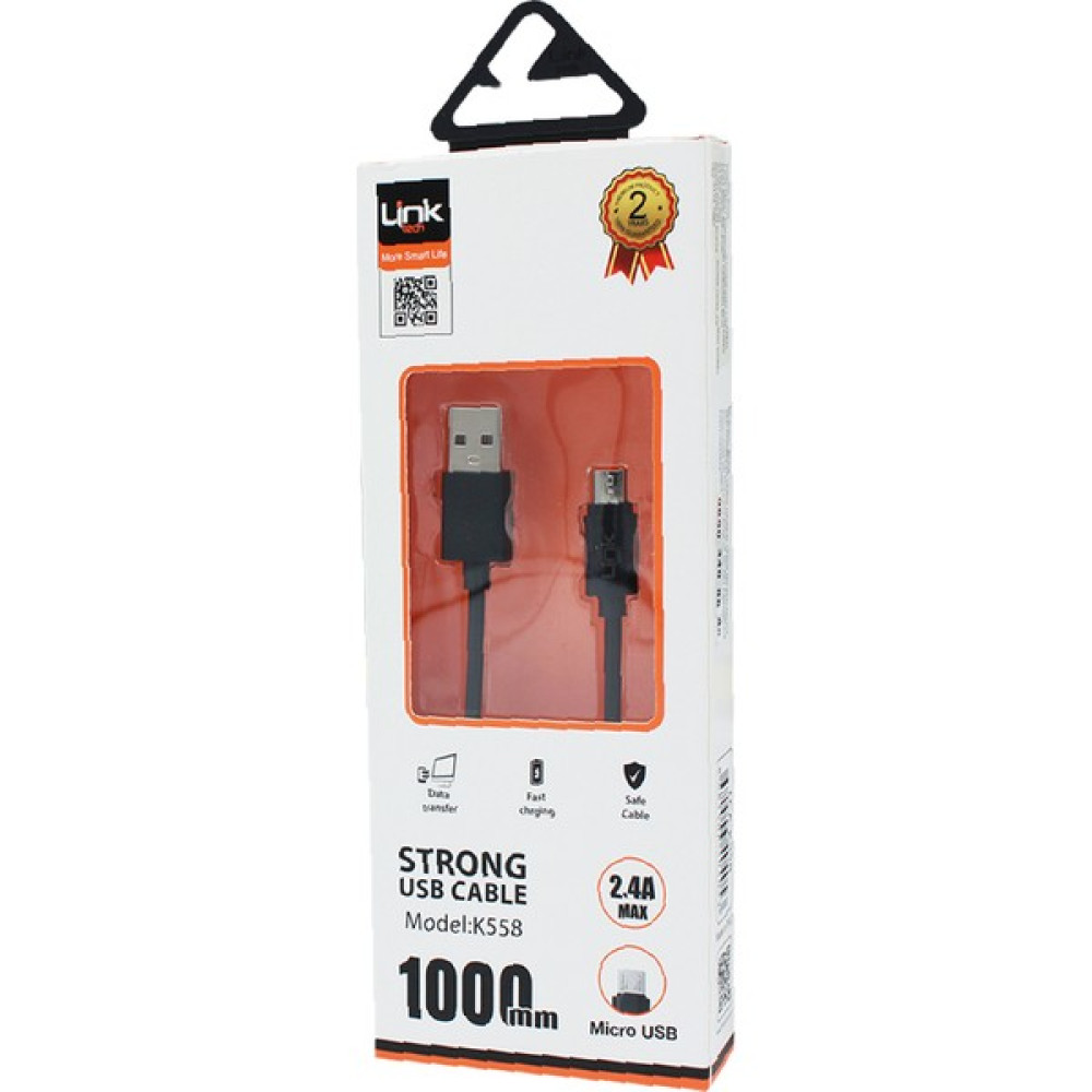 Linktech K558 Strong Micro USB 2.4A 1200 mm Cep Telefonu Kablosu Fiyatı