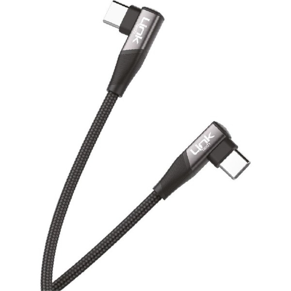 Linktech K595 Safe 60W Type-C - Type-C 90 Derece Data/şarj Kablosu 1.5mt - Siyah Cep Telefonu Şarj Cihazı Fiyatı