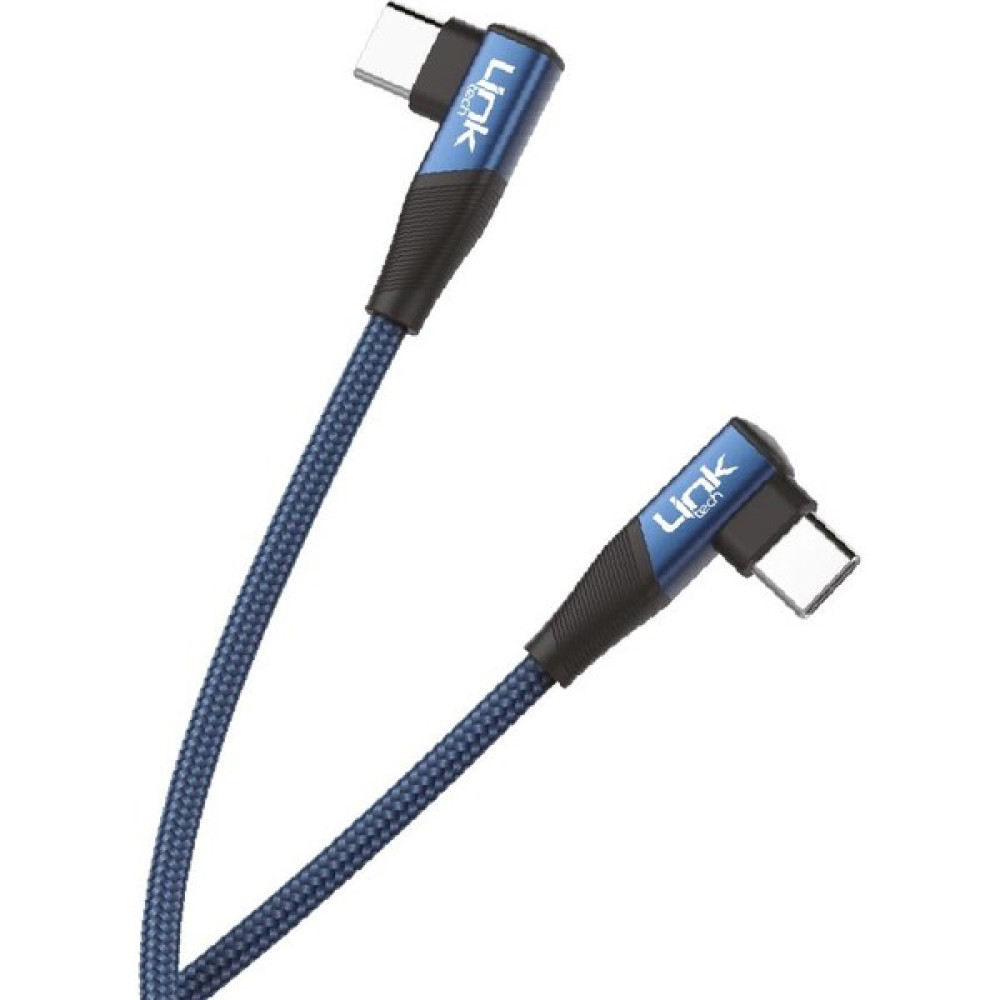 Linktech K595 Safe 60W Type-C - Type-C 90 Derece Data/şarj Kablosu 1.5mt - Yeşil Cep Telefonu Şarj Cihazı Fiyatı