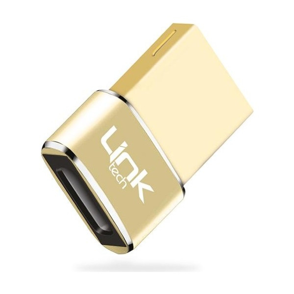 Linktech O191 Type-C - Usb-A Dönüştürücü Metal Adaptör - Gold Bilgisayar Çevirici ve Adaptörü Fiyatı