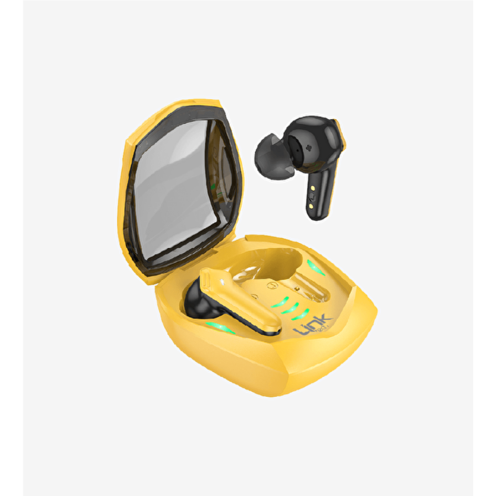 Linktech S26 Kulak İçi Oyuncu Sarı Bluetooth Silikonlu Kulaklık Bluetooth Kulaklık Fiyatı